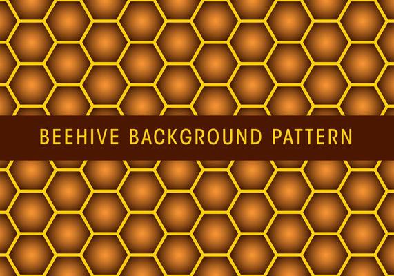 Beehive Background Pattern
