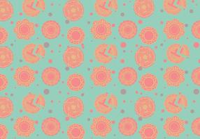 Mooncake Pattern Vector