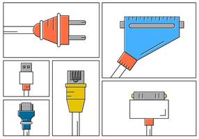 Connection Cables vector
