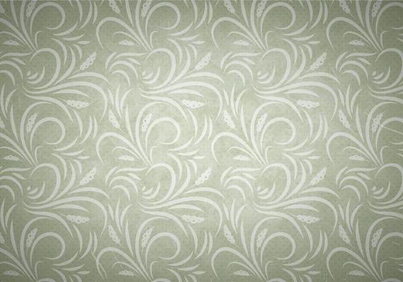 Olive Vector Western Flourish Seamless Pattern
