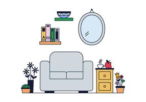 Free Living Room Vector 