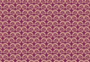 Magenta Vector Western Flourish Pattern