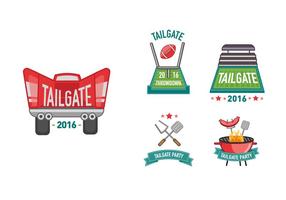 Tailgate cliparts vector