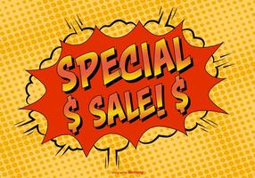 Comic Style Special Sale Illustration vector