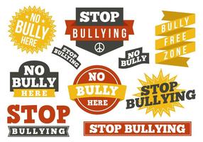 Free Stop Bullying Design Elements Vector