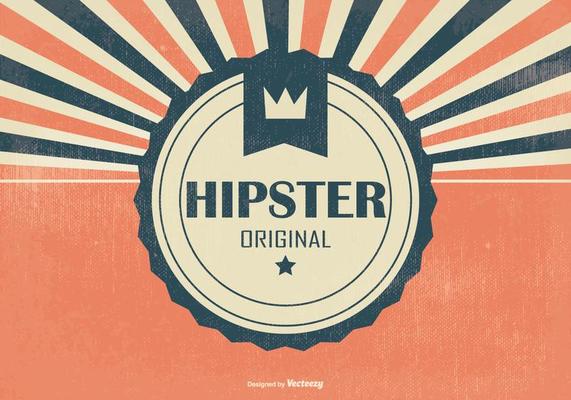 Retro Hipster Style Background