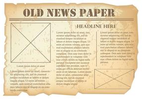 Old Newspaper Vector