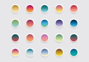 Free Rounded Linear Gradient Icons Vector