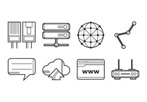 Icono de Internet gratis Icono vector