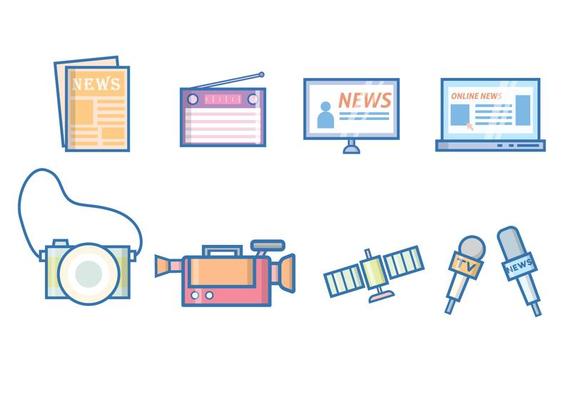 Free News  Journalism Vector
