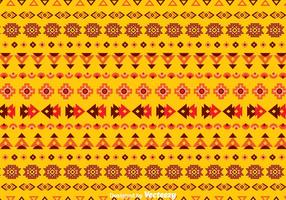 Ethnic Seamless Orange Background vector