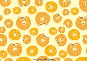 Bagel Pattern Background vector