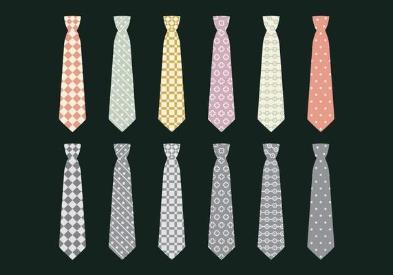 Vector Icon Set Tie