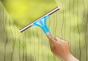 Window Cleaning Vector
