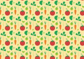 Free Vegetables Pattern Vector