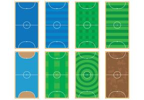 Futsal Courts vector