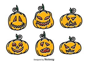 Hand Drawn Pumpkin Vector