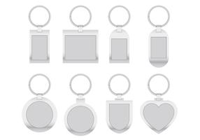 Metal Key Chains vector