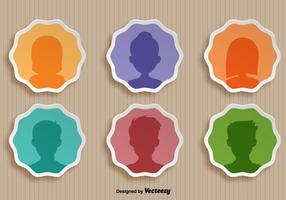 Vector Set Of Person Icons