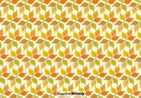 Vector Autumn Background With Maple Leaves