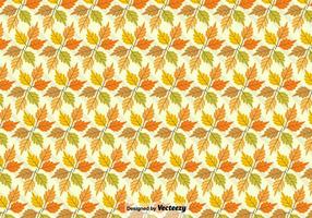 Vector Autumn Background With Maple Leaves