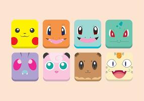 Iconos de Pokemon vector