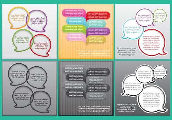 Bubble Speech Callout Templates
