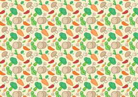 Vegetables Pattern Vector