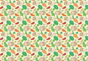 Vegetables Pattern Vector