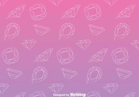 Line Gems Pattern vector