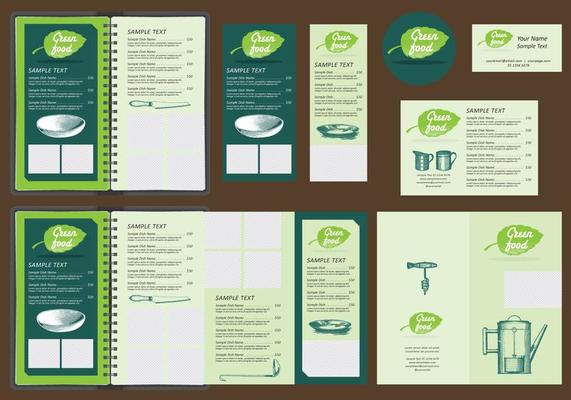 Green Menu Templates