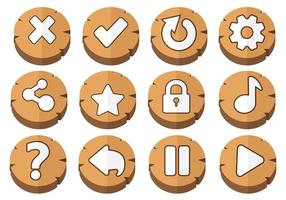 Iconos De Botones De Arcade Gratis vector