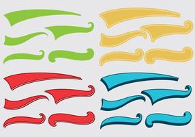 Colorful Swishes vector