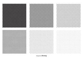 Seamless Polka Dot Vector Patterns