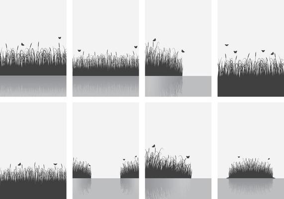 Cattails Background