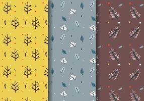 Free Fall Trees Pattern Vector