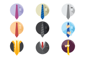 Vector Cravat Icons