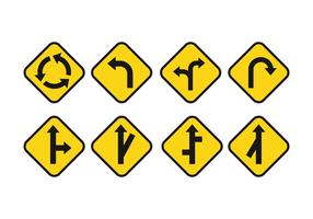 Road Signs Vector Set