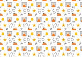 Jail Pattern Vector