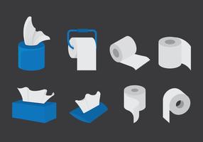 Vector Set Of Wipes Paper