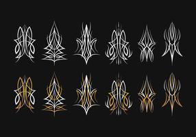 Pinstripes Design Collection vector