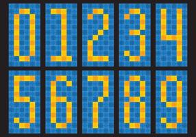 Tile Numbers vector