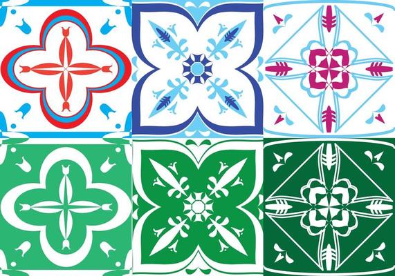 Portuguese Tile Set