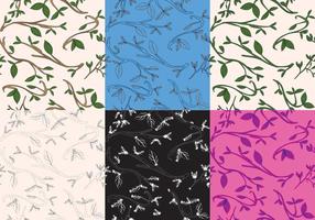 Leaves Texture Set vector