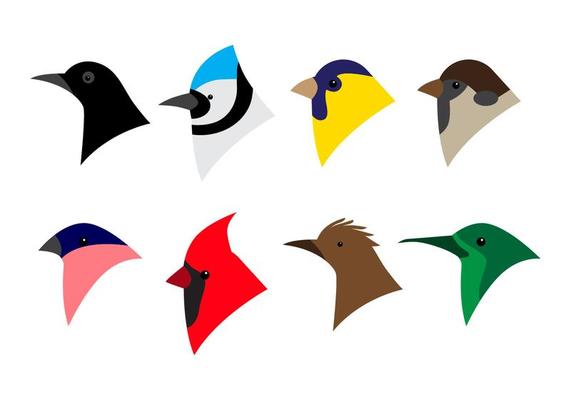 Bird Head Icon Vector