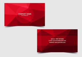 Free vector Polygon Business Card