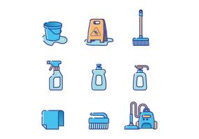 Free Cleaning Supplies Vector