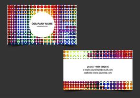 Free Vector Bright Business Card