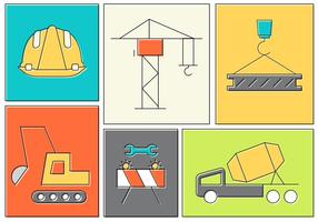 Free Construction Elements vector