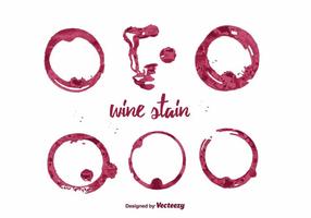 Wine Stain Vector